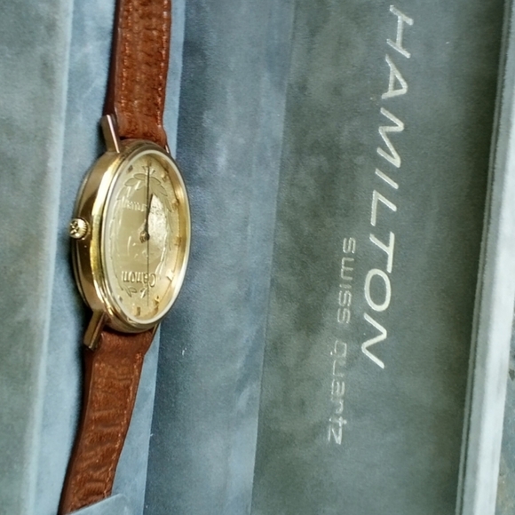vintage Hamilton 14kt gold fill watch working condition - Picture 3 of 8